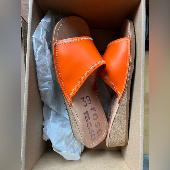 Rosa Mosa ziczac orange slides NWT - Picture 3 of 9